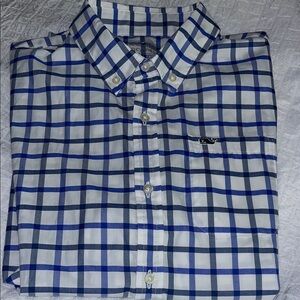 Vineyard vines Boys' On-The-Go Short-Sleeve Gingham Button Down Shirt XL